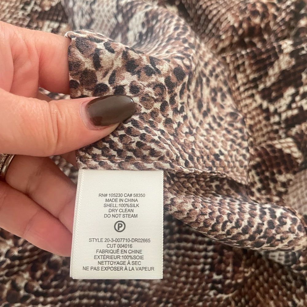 Joie Snake Print Dress - Picture 4 of 4